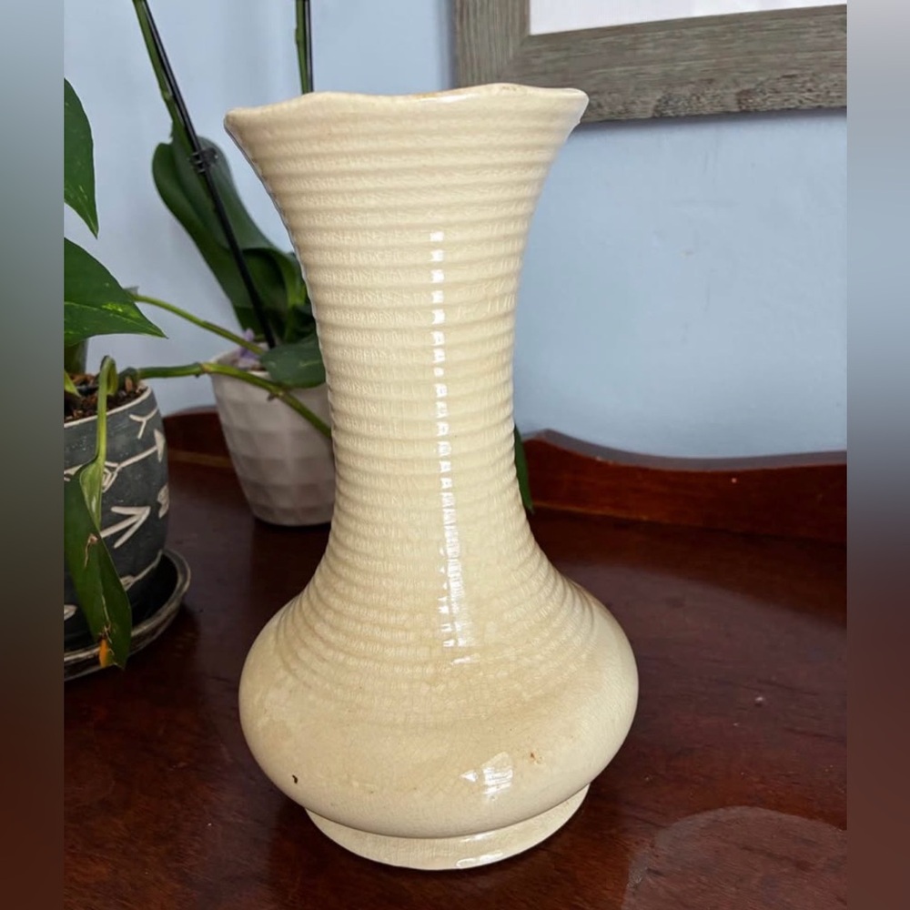 Mid-Century Brush-McCoy Lined Pottery Vase